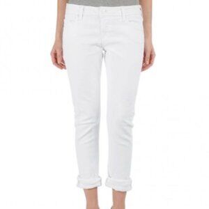 EUC True Religion Women's Brianna Cream Straight Leg Jeans Size 28